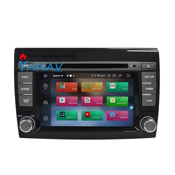 Auto Stereo uztvērēju Android 10.0 GPS navigāciju-Fiat Bravo 2007. līdz 2012. gadam, auto, video, dvd multimedia player autoradio skārienekrānu