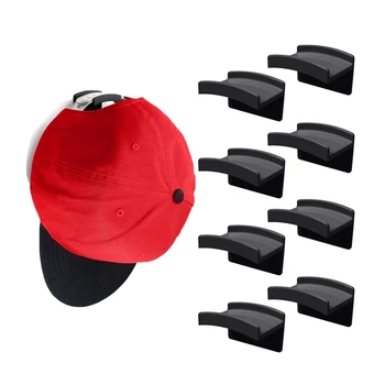 Līmi Cepuri Āķi, Sienas - Minimālisma Hat Rack Dizains, Nekādas Urbšanas, Spēcīga Turēt Cepuru Pakaramie